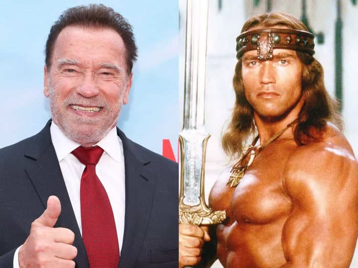 Arnold Schwarzenegger bit a 'real, dead' vulture on the set of 'Conan the Barbarian': 'PETA would have a field day with that one'