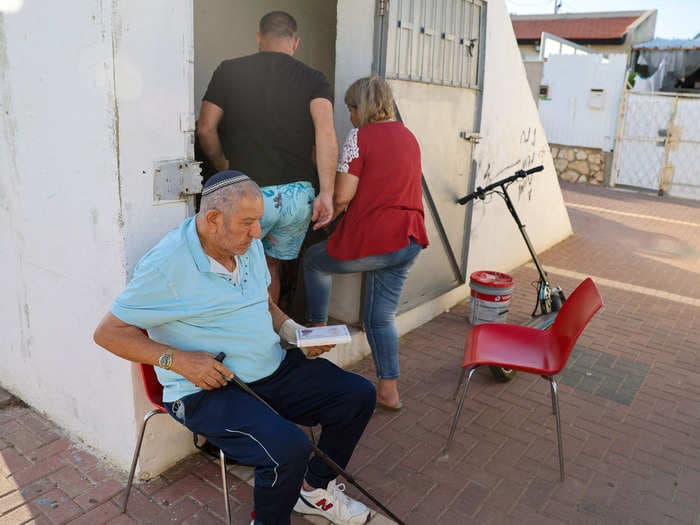 Safe rooms in Israel are everywhere, with steel doors and sparse furnishings. Here's what they're like inside.