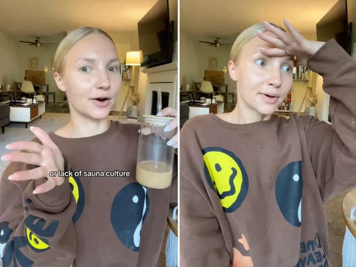 A Finnish influencer living in LA went viral decrying American 'sauna culture' after seeing patrons enter with workout clothes, sneakers, and phones