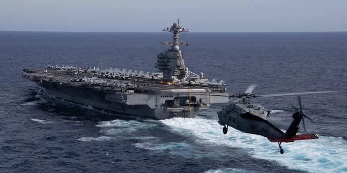 What does the US carrier strike group near Israel bring? Tremendous firepower and an unmistakable message