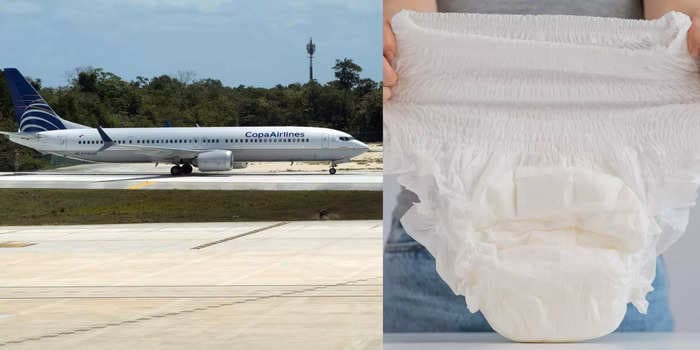 A flight bound for Florida was diverted after an adult diaper was mistaken for a bomb in the plane bathroom
