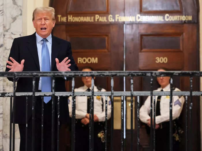 Woman arrested after trying to speak to Donald Trump during his NY civil fraud trial