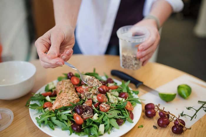 The olive oil on your salad isn't just tasty, it helps you to absorb vitamins. A dietitian shares 5 other healthy food pairings to try.