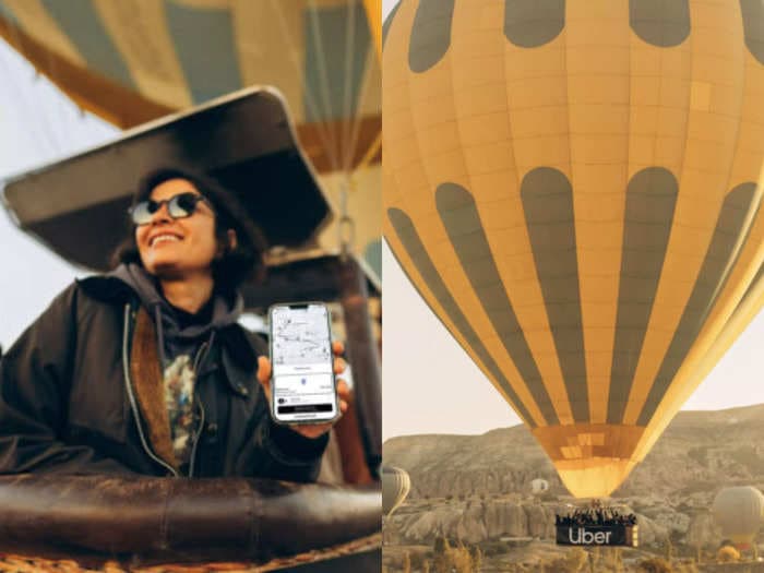 You can now book an Uber hot-air balloon in Turkey for $159