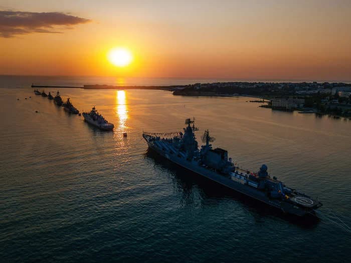 Russia's Black Sea Fleet is now facing attacks from underwater Ukrainian sabotage forces, a local governor says