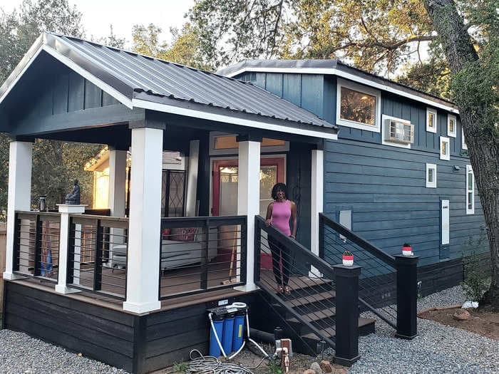 I live in a tiny home mansion and fell in love with it &mdash; it's the only way I could afford to live in California