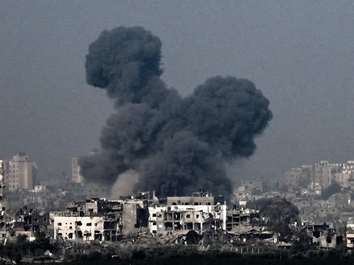 100 Israeli warplanes bomb 150 'underground targets' in the hunt for Hamas tunnels in Gaza dubbed the 'metro'