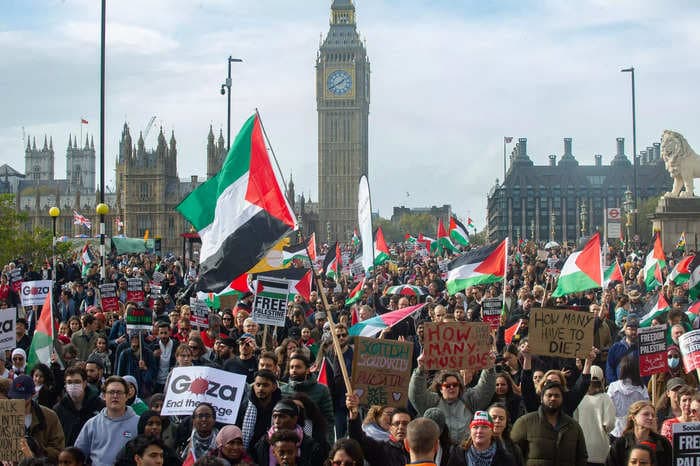 Iranian agents plotting to stoke tensions during pro-Gaza protests, UK police sources say