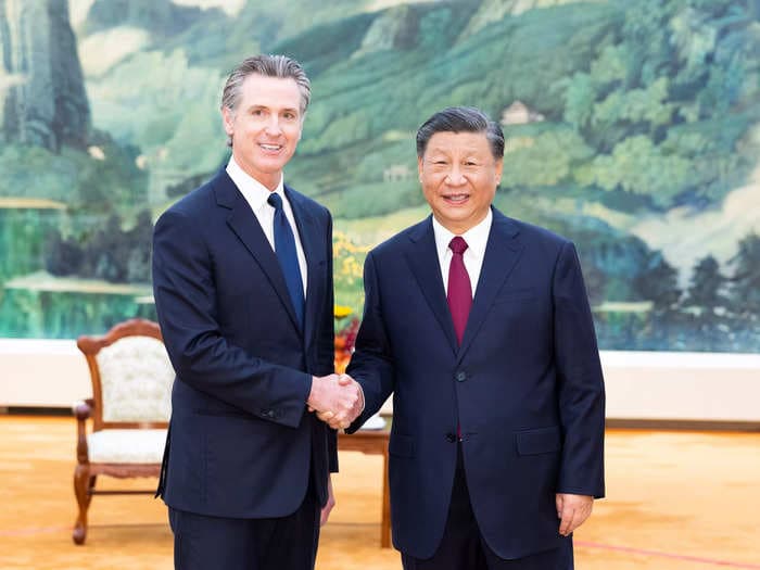 The US and China need to turn down the heat, says California governor Gavin Newsom: 'Divorce is not an option'