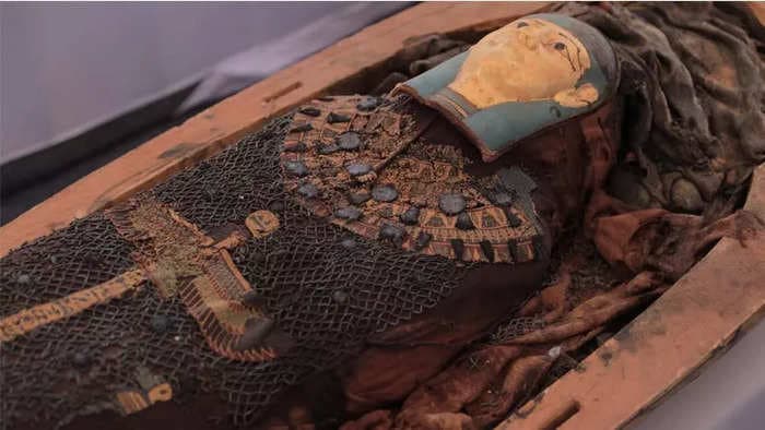 An ancient Egyptian book of spells to guide the dead in the afterlife was found buried with mummies