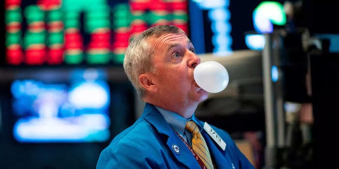 The stock market still looks overvalued even as the 'everything bubble' deflates, research firm says