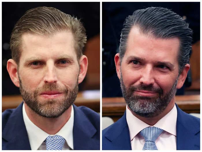 Eric and Donald Trump Jr. testified &mdash; within an hour of each other &mdash; that they had nothing to do with their father's net worth statements