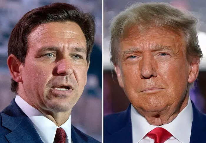 DeSantis' and Trump's campaign teams are now bickering about balls