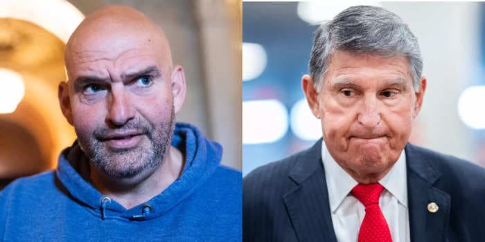 John Fetterman predicts Joe Manchin is 'not going to be around much longer' in the Senate: 'I'm going to get his parking space'