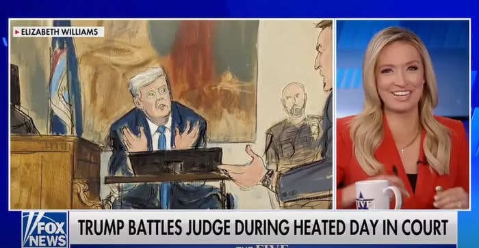 A court artist covering Trump's trial had the perfect response to a Fox commentator calling her work a 'travesty'