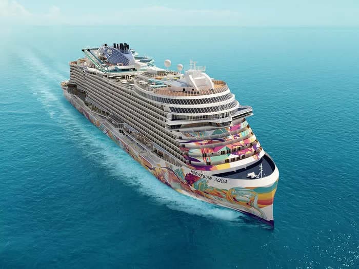 These huge new cruise ships look like amusement parks