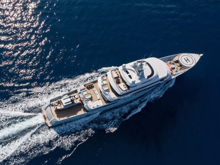 You can own part of this 279-foot-long superyacht for $3.2 million and stay on it whenever you want &mdash; see inside 