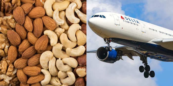 A Delta flight attendant refused to stop selling nuts on a flight, forcing a family whose son had 'life-threatening' allergies to buy another plane ticket, a complaint claims