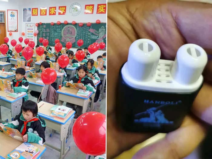 School kids in China are snapping up 'energy stick' inhalers full of mint and camphor. Local authorities are cracking down.