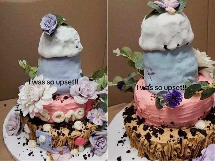 A dispute over a messy $200 birthday cake has TikTokers divided after the buyer called it the worst she'd ever seen