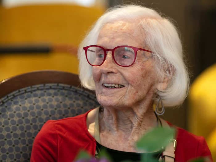 A centenarian who played golf until she was 86 gives her tips for living to 100, including walking lots and having younger friends