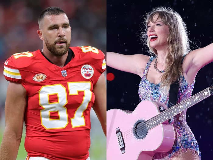 Travis Kelce says he's 'learning every day' from Taylor Swift and her lyrics because he's 'never been a man of words'