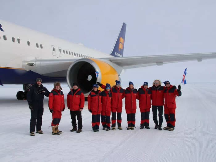 9 passenger airliners that have landed on Antarctica's rugged runways made out of blue ice