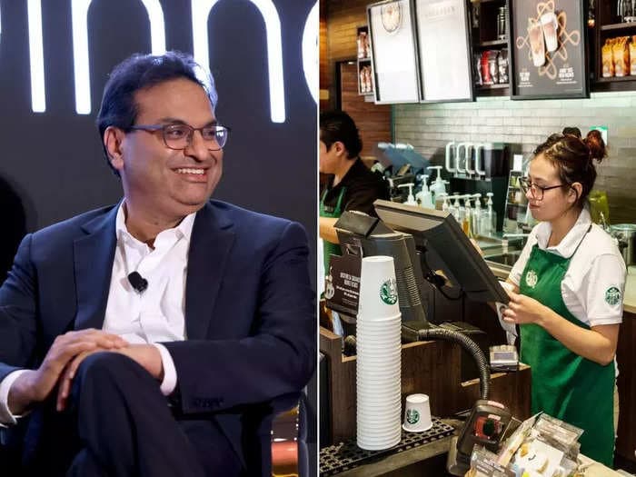 The Starbucks CEO's 'favorite go-to drink' at the coffee chain costs around $3