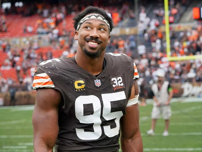 Myles Garrett says Pilates and yoga help him avoid injuries as a 272-pound defensive end for the Cleveland Browns