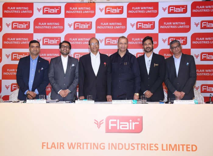 Flair pens a successful debut, lists at 49% premium