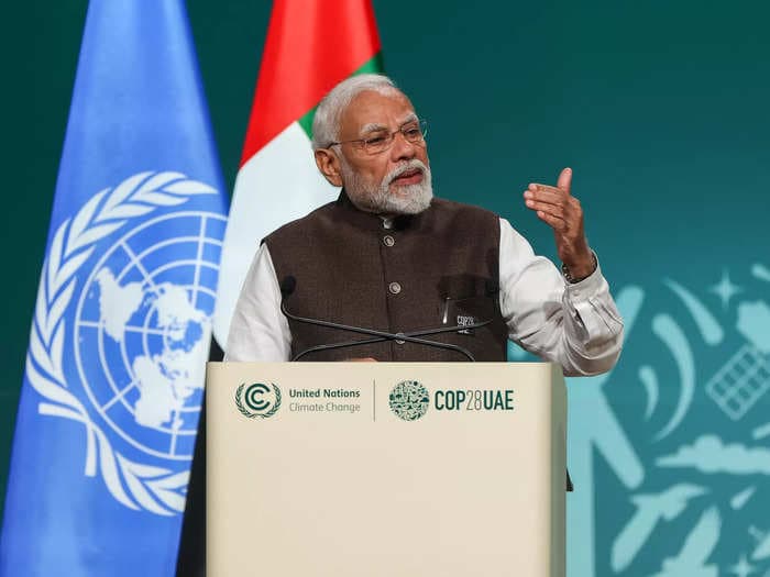 What are the two climate declarations India has been hesitant to sign at COP28?