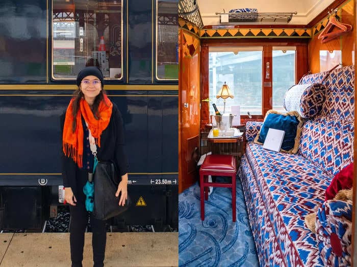 I stayed in a $9,000/night cabin on a luxury train and didn't even get my own shower