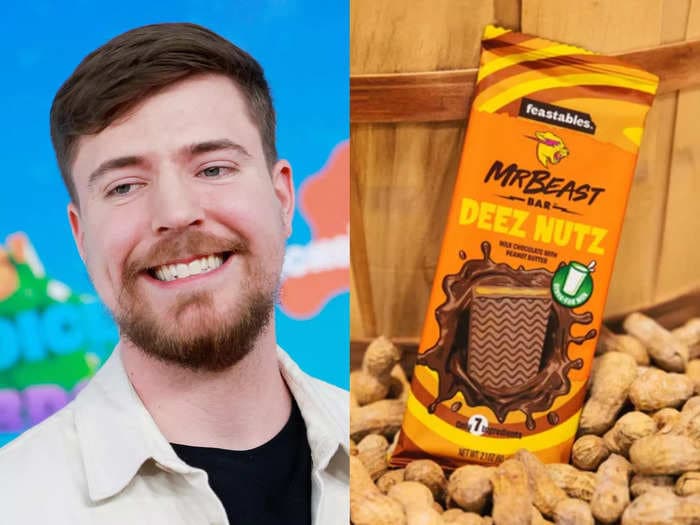 MrBeast is ordered to stop using the phrase 'Deez Nuts' on his candy bars because it's too similar to 'Dee's Nuts'