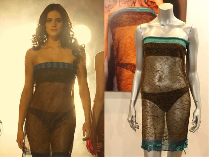 'The Crown' recreates Kate Middleton's infamous university fashion show. Here is what her see-through dress looked like in real life.