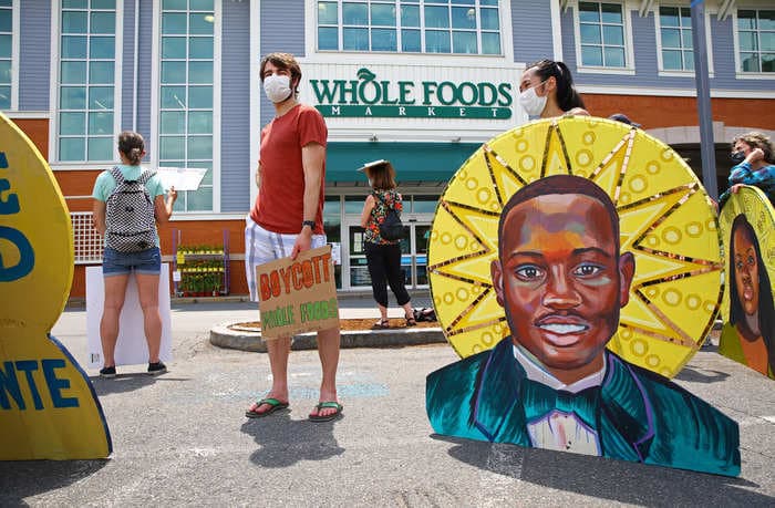 Whole Foods didn't break the law by punishing workers who wore pins and face masks with BLM slogans, judge rules