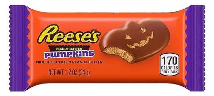 A Florida woman is suing Hershey because its Reese's Peanut Butter Pumpkins aren't as cute as they appear on the wrapper