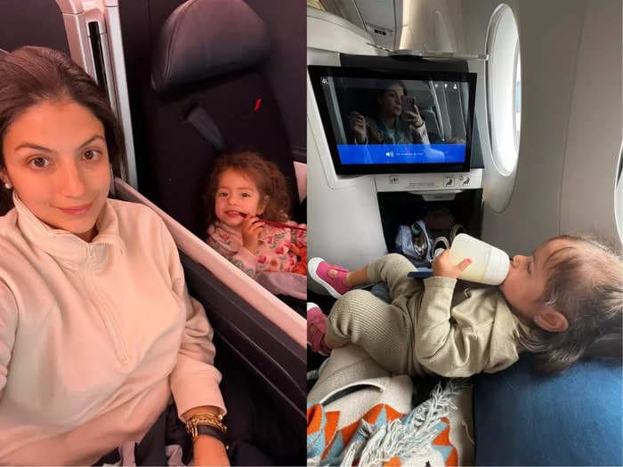 Meet the moms who fly business class with their babies. The perks outweigh the cost &mdash; and they never get complaints.