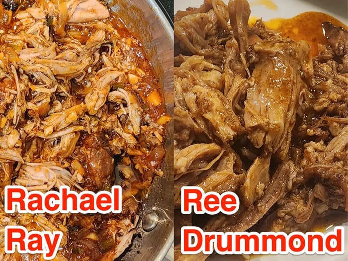 I tried pulled-pork recipes from Rachael Ray, Ree Drummond, and Robert Irvine, and my favorite was the best I've ever had