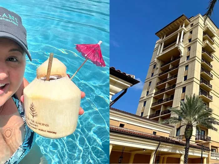 I stayed at Disney World's fanciest hotel in a $1,200 suite with 2 bathrooms and a wine machine, and it blew away the chain's other properties