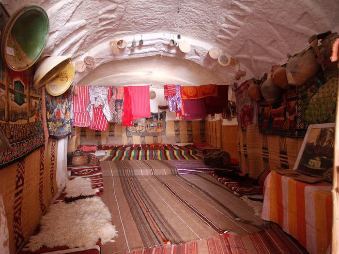 Photos inside cave dwellings and villages from around the world