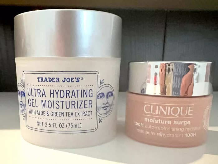 I put Trader Joe's $9 and Clinique's $60 gel moisturizer to the test, and I'd only buy the dupe again