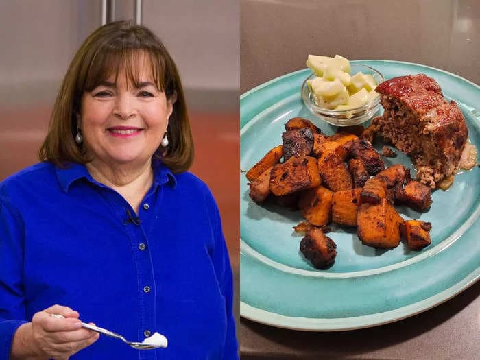 I made Ina Garten's easy meatloaf recipe and had a delicious family dinner in no time