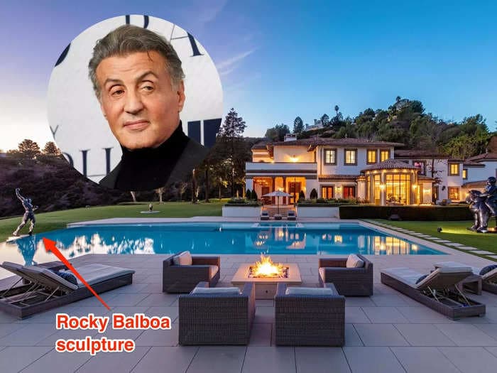 Take a look inside Sylvester Stallone's former Los Angeles mansion from the Netflix documentary 'Sly'
