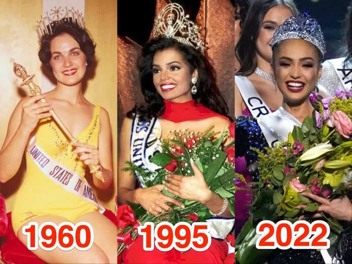 Every American woman who has won the Miss Universe pageant throughout its 72-year history