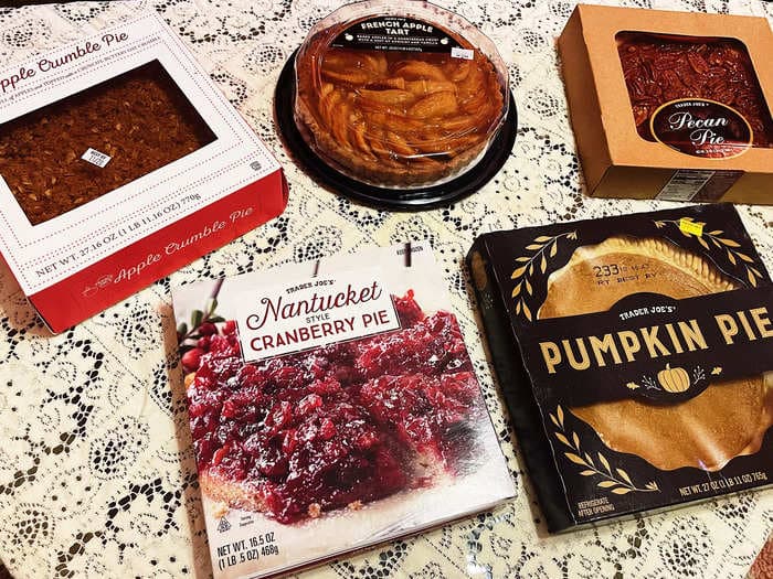 I tried 5 pies from Trader Joe's ahead of Thanksgiving and most of them tasted homemade