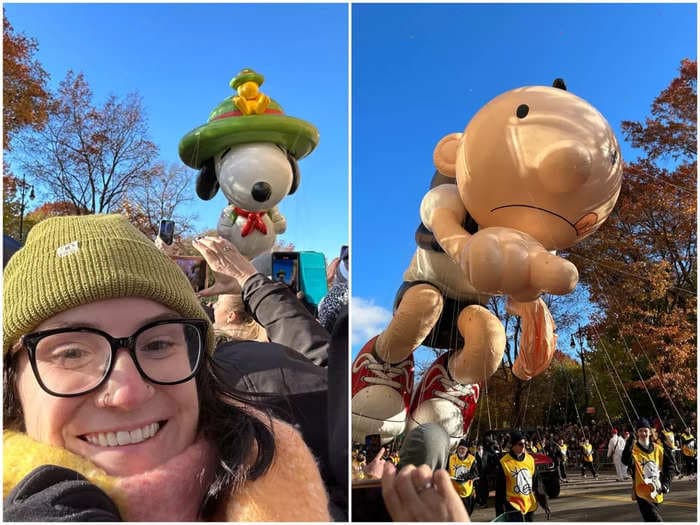 I woke up at 5 a.m. to snag a front-row spot for Macy's Thanksgiving Day Parade. These photos show why it's worth the early wake-up call.