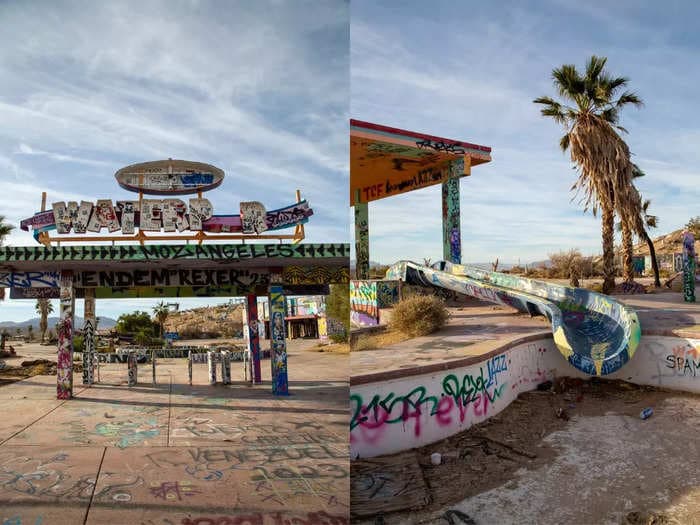 I wandered around an abandoned water park in the middle of a California desert. Take a look. 