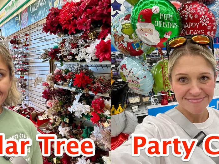 I shopped for holiday decor at Dollar Tree and Party City, and the pricier chain has better items for gatherings