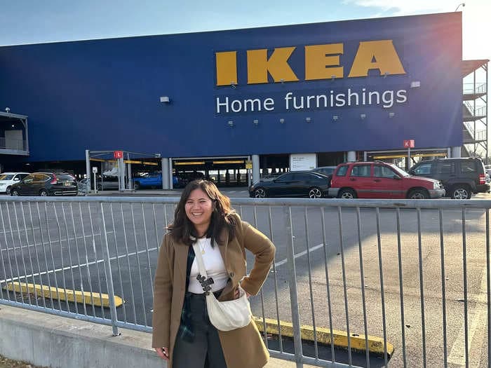 I went to Ikea for the very first time. From the elaborate displays to an unexpected Christmas feast, here's what surprised me.