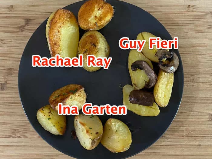 I tried roasted potatoes from Guy Fieri, Ina Garten, and Rachael Ray, and my favorite recipe was the easiest to make